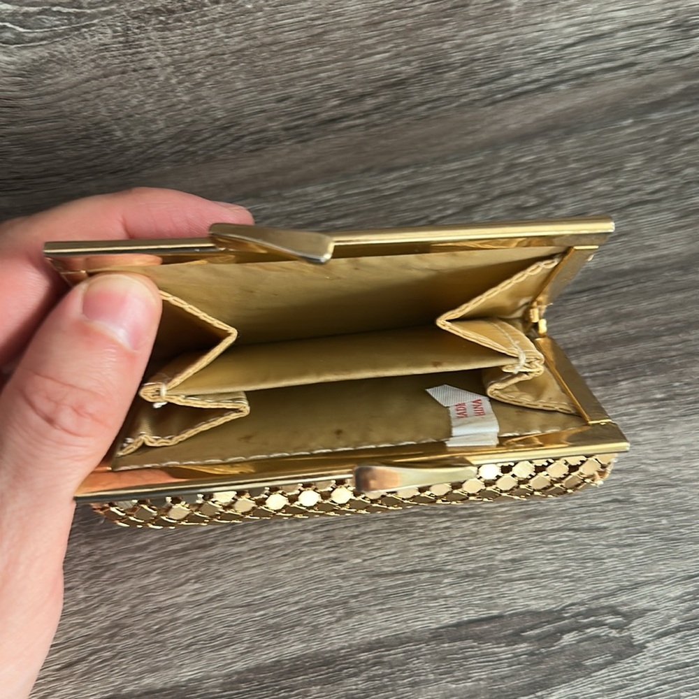 Glam Wallet Party Wedding Cocktail Gold Elegant Sophisticated Womens Luxury - Picture 4 of 8